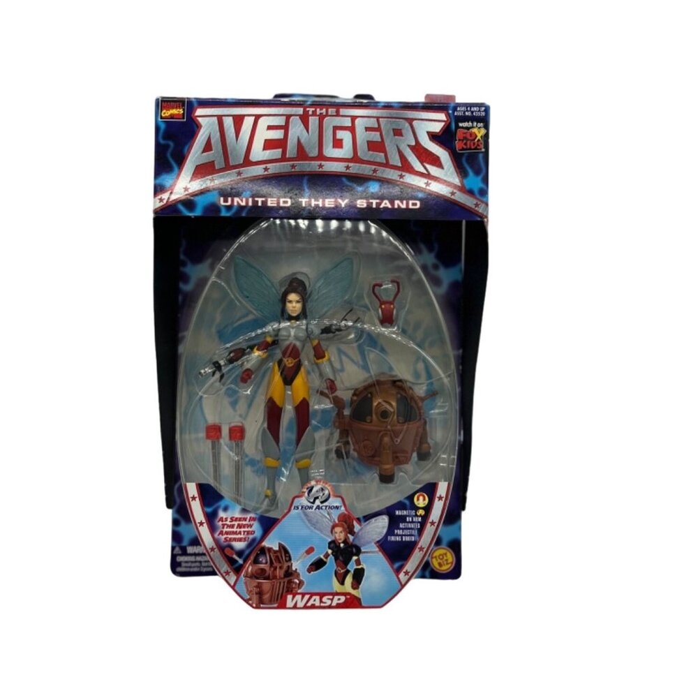Avengers United They Stand Wasp 1999 Toybiz‎ 5 1/2" Action Figure New in Box